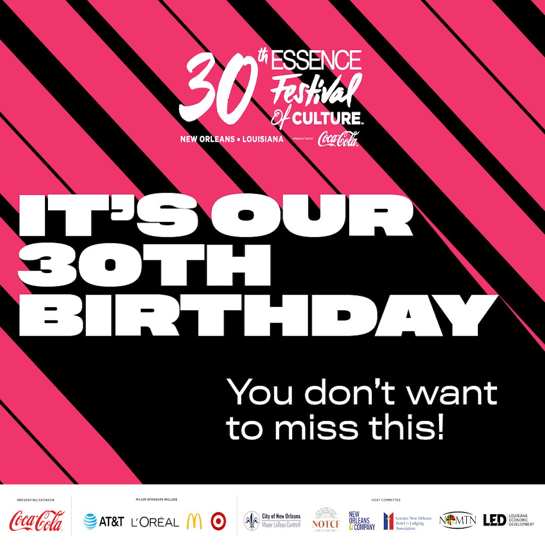 Celebrate @essencefest's 30th birthday and enter for a chance to win a trip to see @JanetJackson, @CharlieWilson, @BIRDMAN5STAR + more 🎤

Enter now: auda.cy/3UXXbSL