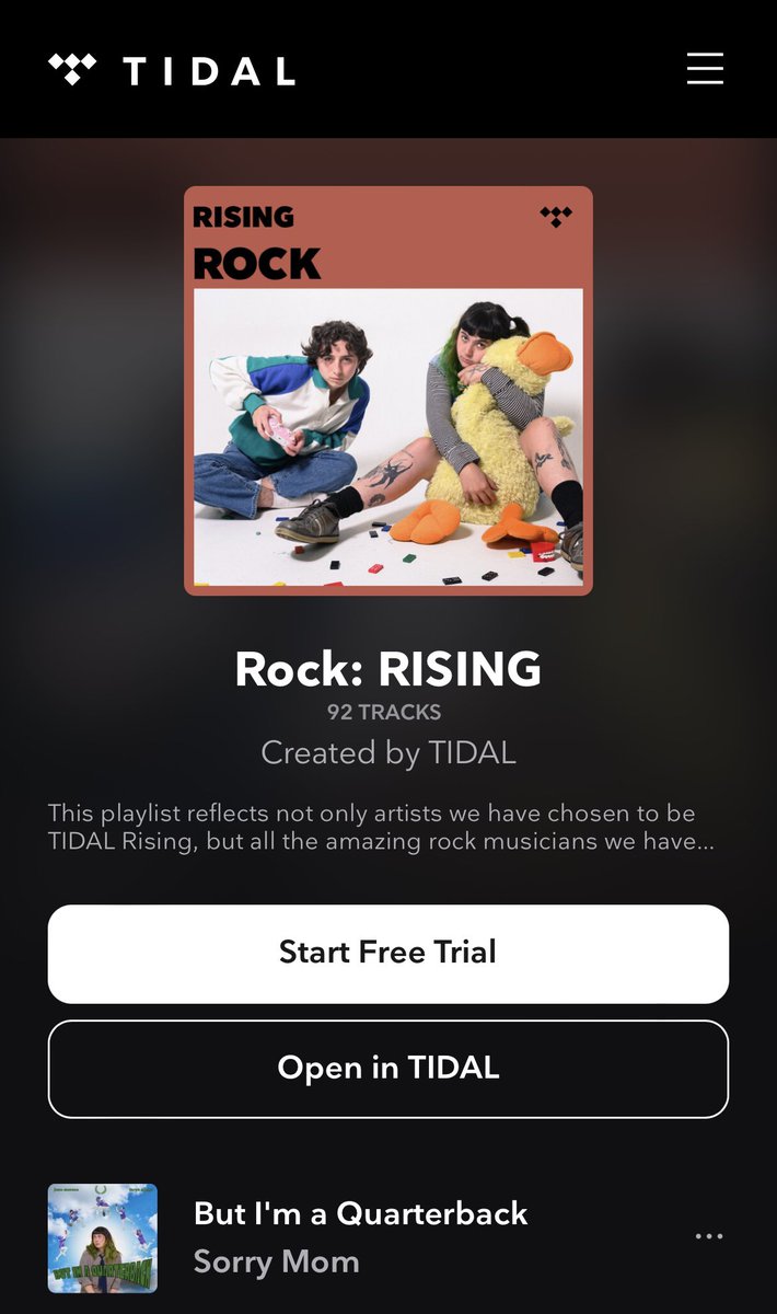 thank you @TIDAL for putting us on the cover of Rock: RISING!