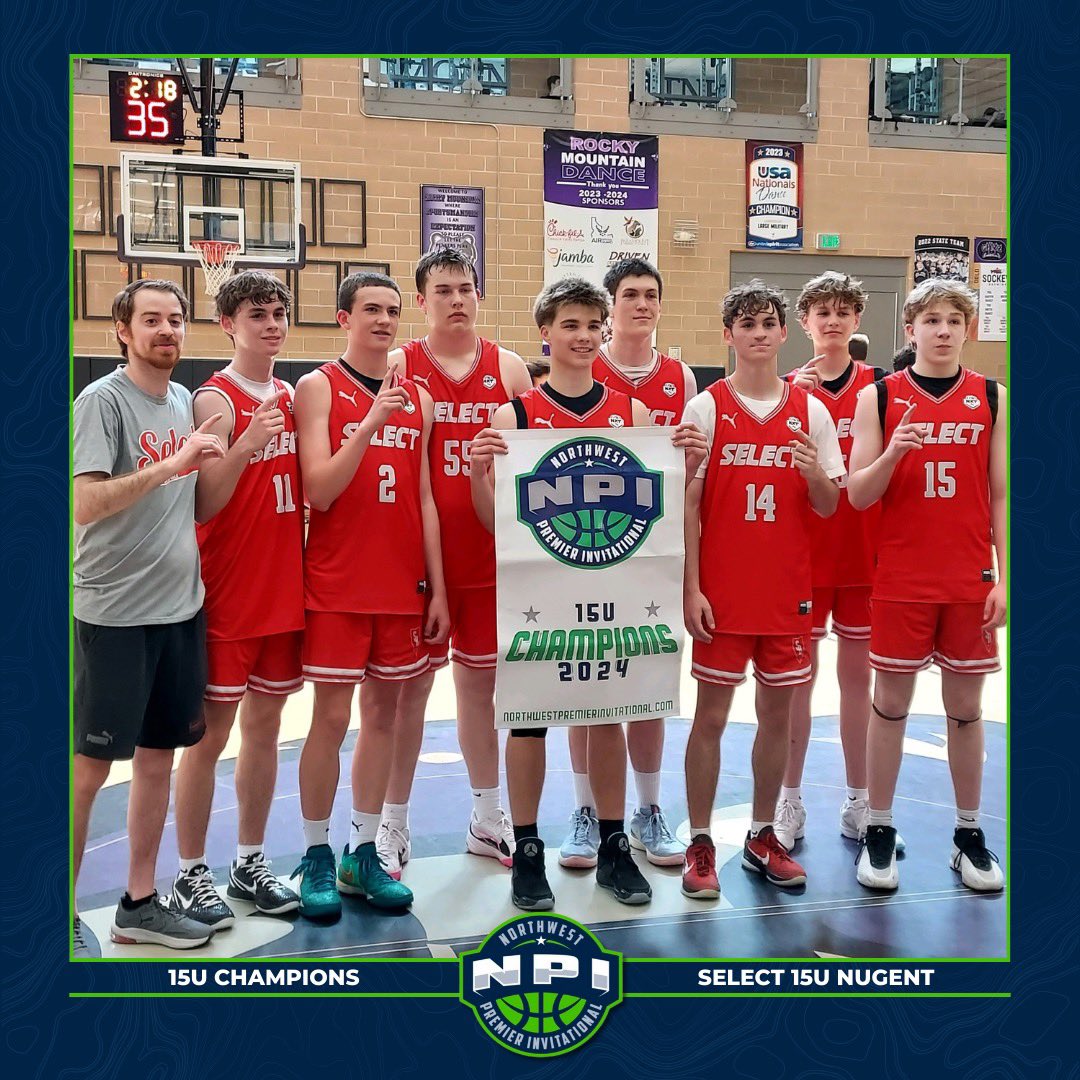 Congratulations to our 15U Division Champions, Select Nugent 15U