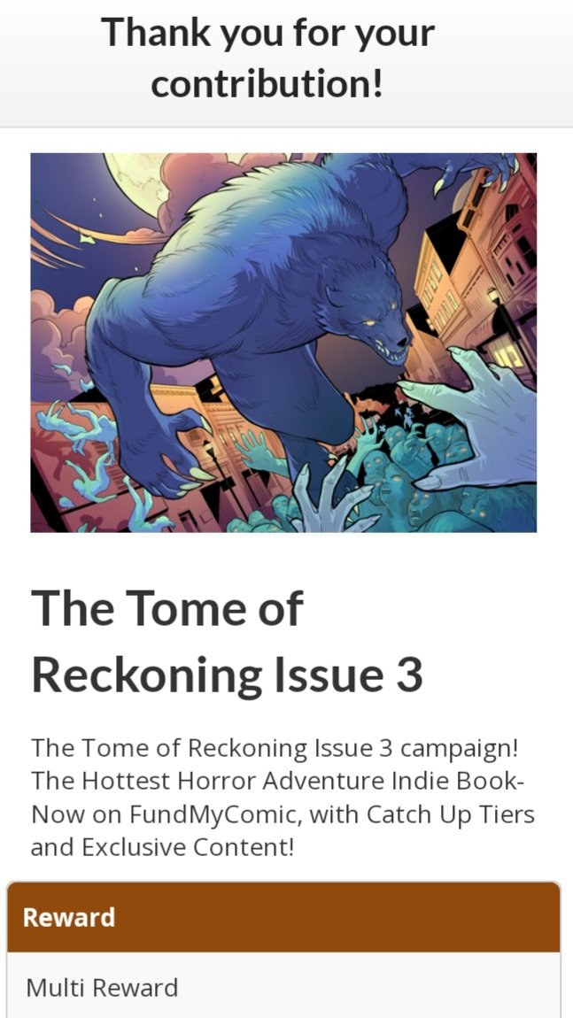 Backed.
THE TOME OF RECKONING by @Reckoningcomics looks very promising, can't wait to get my copies!
fundmycomic.com/ttor3
#ironage #indiecomics