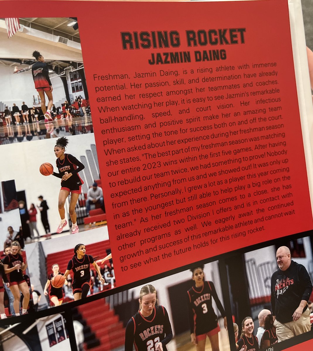 Jodi Gunderson Daing (@jodigunderson2) on Twitter photo This is so beyond special to me. ❤️a full page dedicated to Jazz’s Freshman year and she’s still making an impact!
Keep RISING <a href="/DaingJazz/">Jazmin Daing</a>
Thank you <a href="/JMHSRockets/">John Marshall High School</a> & <a href="/JMHSRockets/">John Marshall High School</a> for supporting our young athletes! This is so beyond special to me. ❤️a full page dedicated to Jazz’s Freshman year and she’s still making an impact!
Keep RISING <a href="/DaingJazz/">Jazmin Daing</a>
Thank you <a href="/JMHSRockets/">John Marshall High School</a> & <a href="/JMHSRockets/">John Marshall High School</a> for supporting our young athletes!