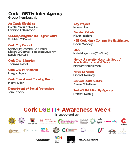 🌈✨ Join Cork LGBTI+ Awareness Week 2024, May 12th-19th! Theme: 'A Safe City For All'. Let's stand together, challenge hate, and build unity. #AllOfUs #CityofWelcomes @CorkLGBTweek