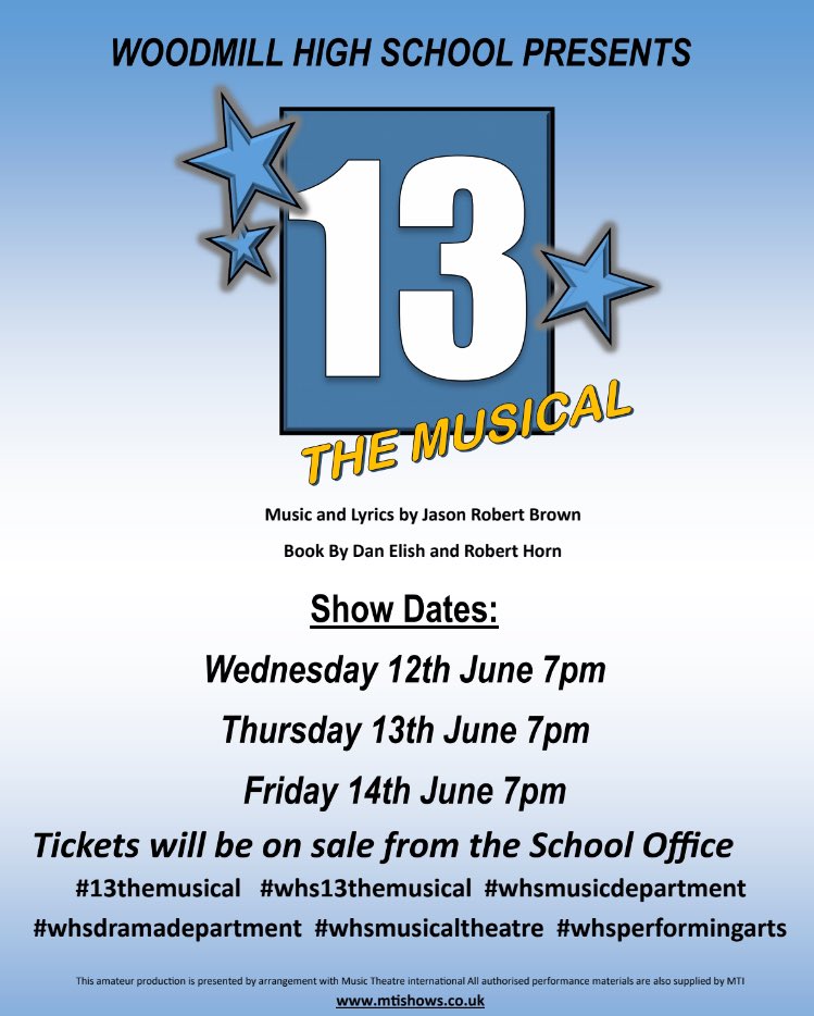 Only 5 weeks to go until the last ever show at WHS. Tickets can be purchased from the school office or the Fife ipayimpact app. Please come along and support our amazing talented cast! @dunfermlinep @FifeCouncil @FifeStuff @HouseStaffa @Fife_Coll_Sound
