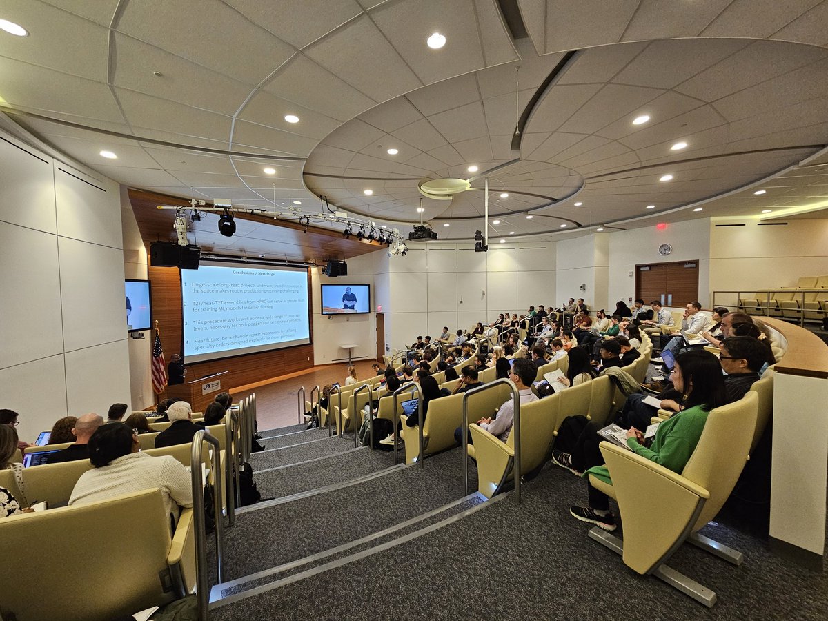 We have a full house and 3 days packed with great talks on long reads #LRSW2024 @jacksonlab !