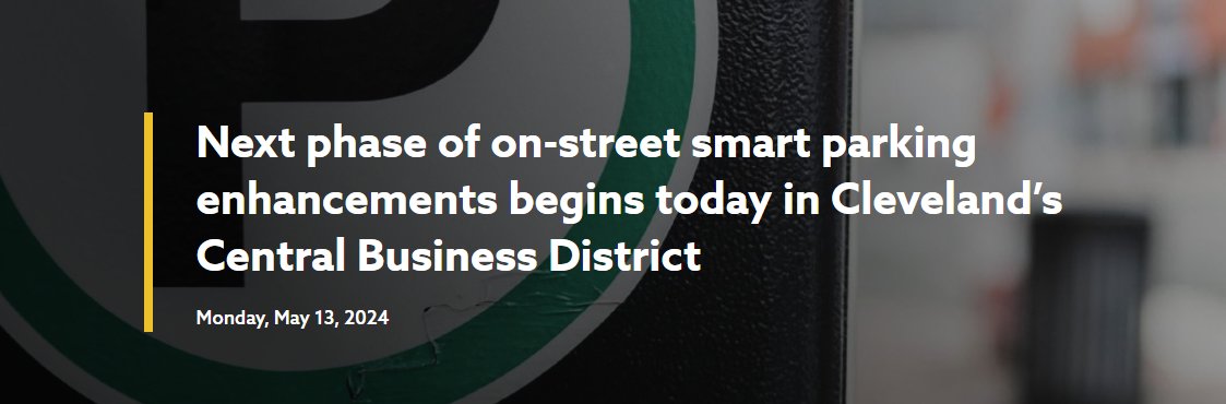 The City of Cleveland will begin installing new, state-of-the-art, on-street parking pay stations throughout the Central Business District. This is the next step in our ongoing efforts to improve the overall parking experience! Learn more: bit.ly/3UI6CVj