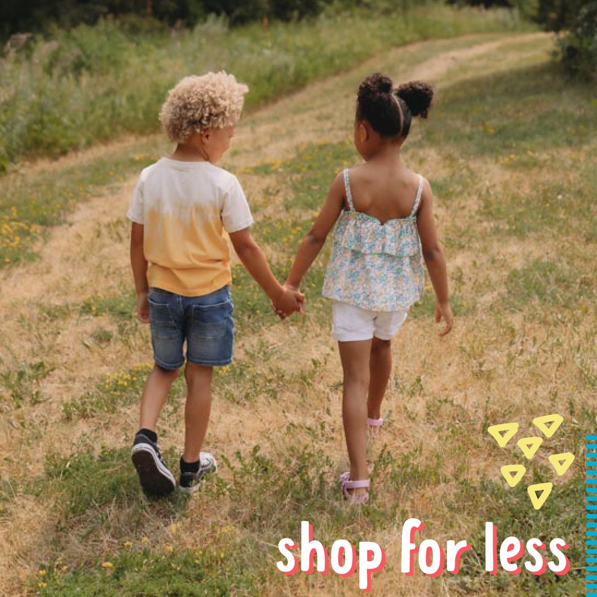 Find gently used summer styles for your little ones priced up to 70% less than regular retail at #OnceUponAChild! #ShopSummer #ResaleRetail