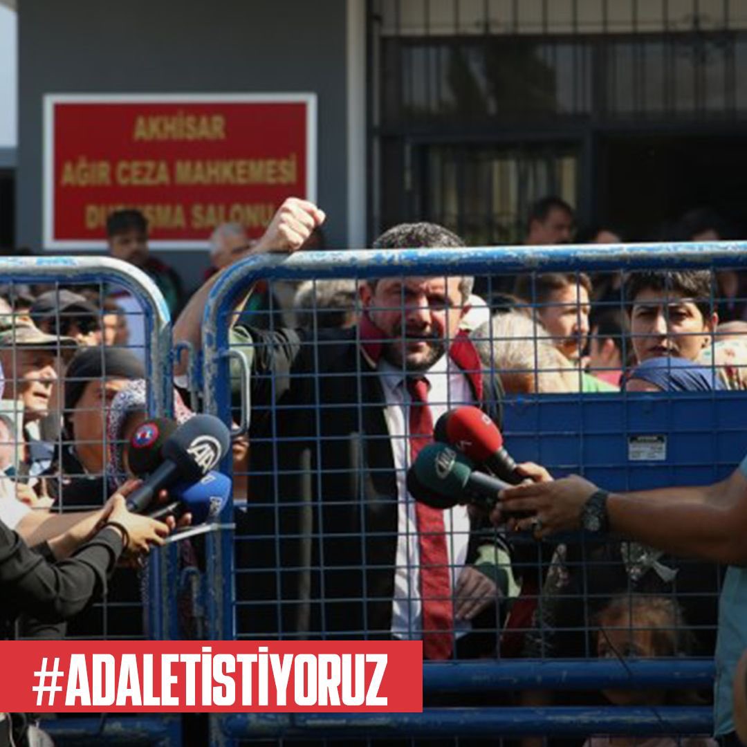 Hakkımızı istiyoruz!
#Adaletİstiyoruz