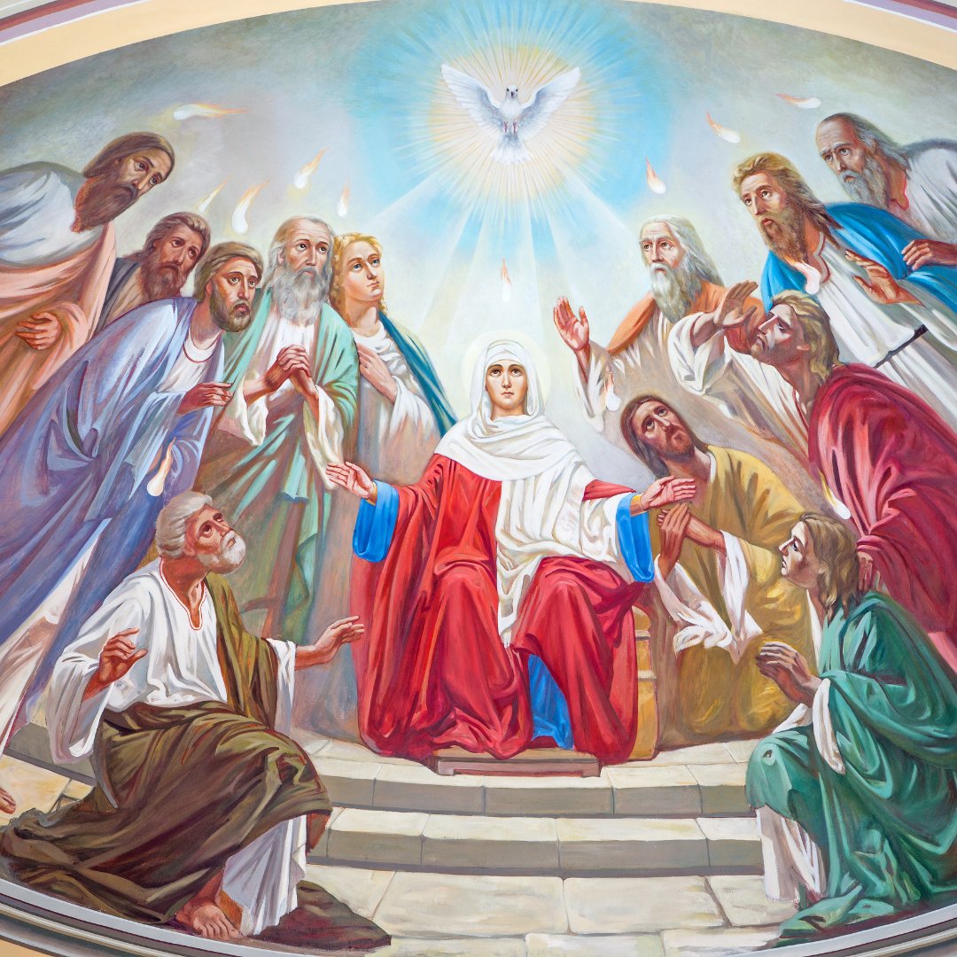 "When the time for Pentecost was fulfilled, they were all in one place together. ... And they were all filled with the Holy Spirit and began to speak in different tongues, as the Spirit enabled them to proclaim."

How can YOU proclaim the Good News this week?