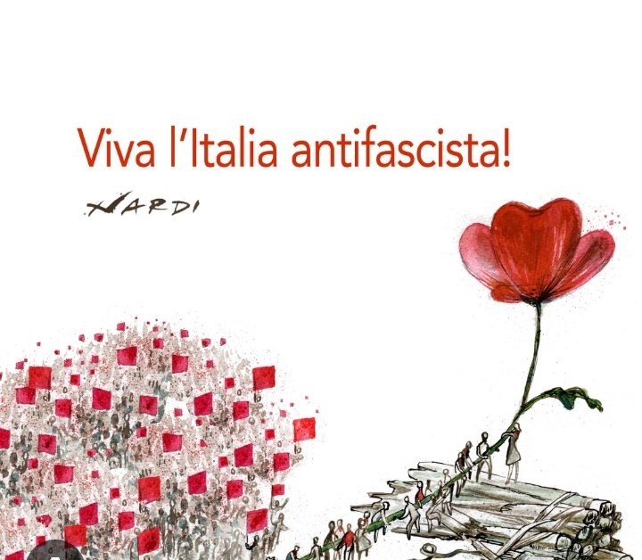 #VivalItaliaAntifascista #FuoriIFascistiDalleIstituzioni #Antifascistisempre