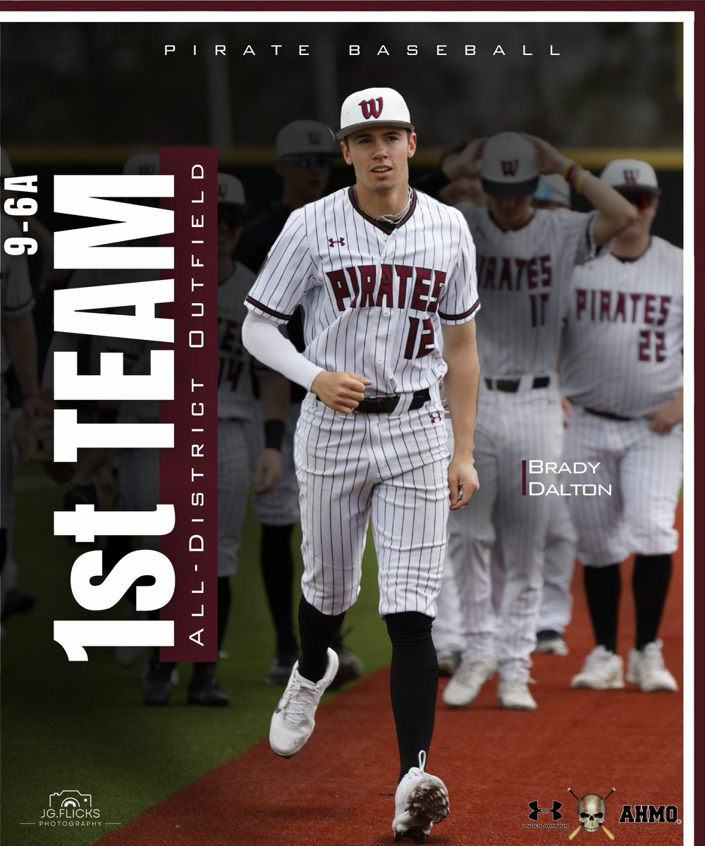 Congratulations to Brady Dalton on being named District 9-6A First Team All-District! #AHMO