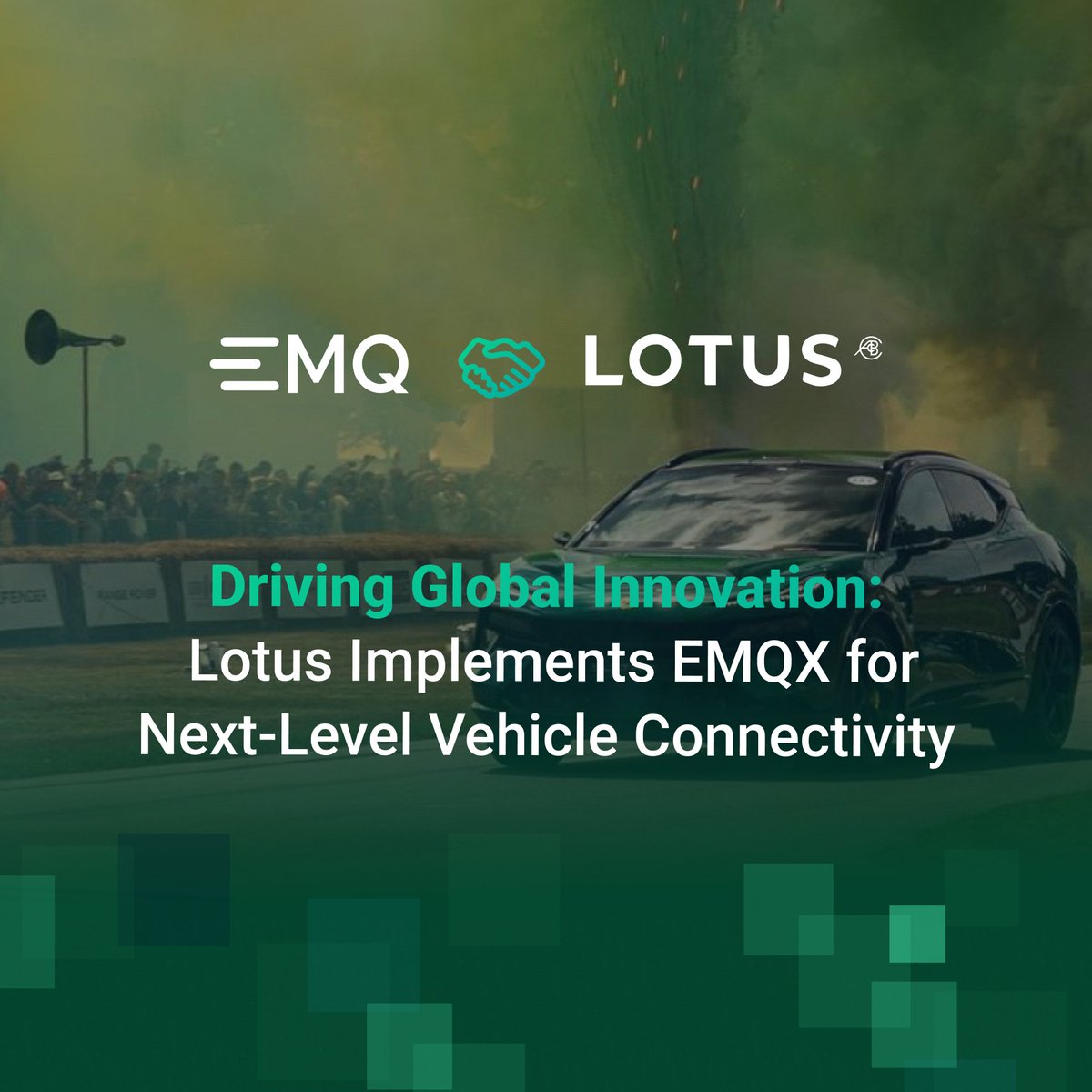 🌟 Excited for our collab with @lotuscars! 🚗 Merging #EMQXPlatform & Lotus's Intelligent Connected Service Platform heralds a new era in #smartmobility.

Read more 👉 bit.ly/3QJ8HPw

#ConnectedVehicles #IoT #IoV #automotive #TechInnovation