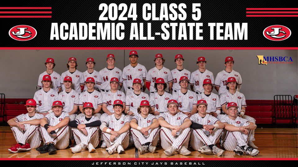 Congrats to these 4 players on earning Academic All State as well as the program for their Class 5 Team Academic All State honors. Way to get it done in the classroom!