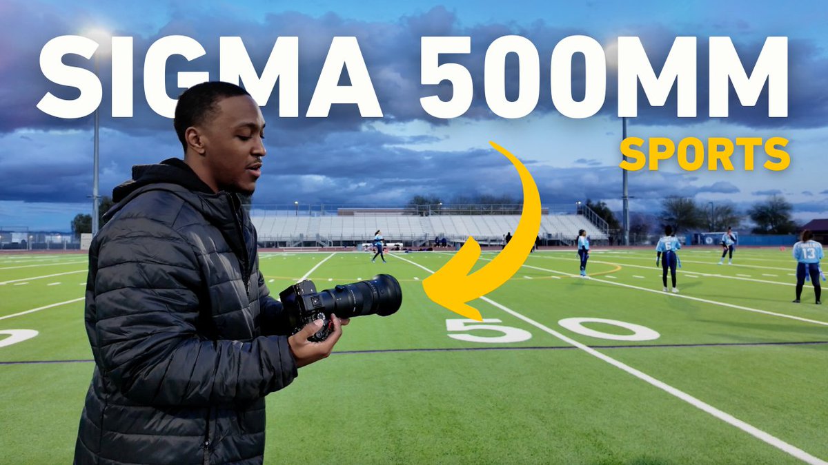 Sigma 500mm f/5.6 Sports Series Lens First Look by Raph from B&C Camera.
youtube.com/watch?v=VSaeGg…
#sigma #sigmaphoto #photography #sportsphotography #bandccamera