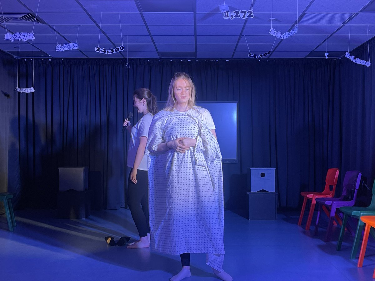 spxdrama's tweet photo. Congratulations to our MRLP A-Level Performing Arts class who completed their final exam today in style. Proud of you all. @magherafelthigh @spxcollege @sperrinintegrated https://t.co/Wdqj6I6sU9