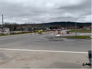 Construction season is in full swing! Today @TI_GovNL completes road painting work on Main Street and Exit 15 in Deer Lake. Please slow your vehicle and respect traffic control measures if you are driving in the area. #nltraffic #GovNL