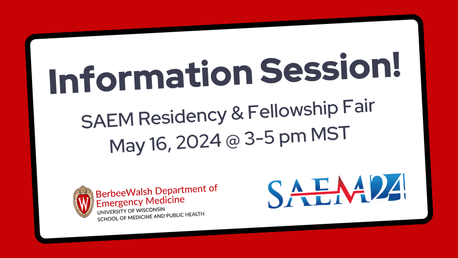 Univ. of Wisconsin EM Residency tweet media