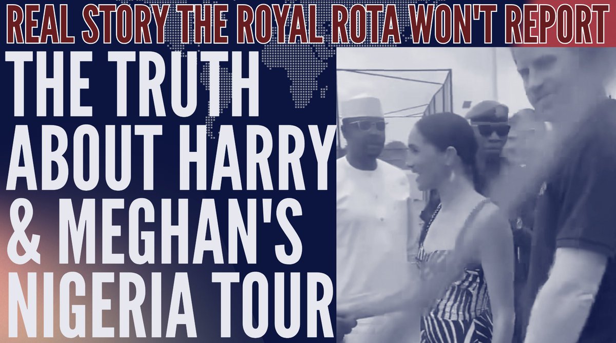COMING TOMORROW MORNING The MSM want you to believe that Harry and Meghan triumphed in Nigeria, but I'll reveal why the sham royal tour was actually a disaster. To read and see my special investigation first, sign up NOW at danwoottonoutspoken.com/subscribe