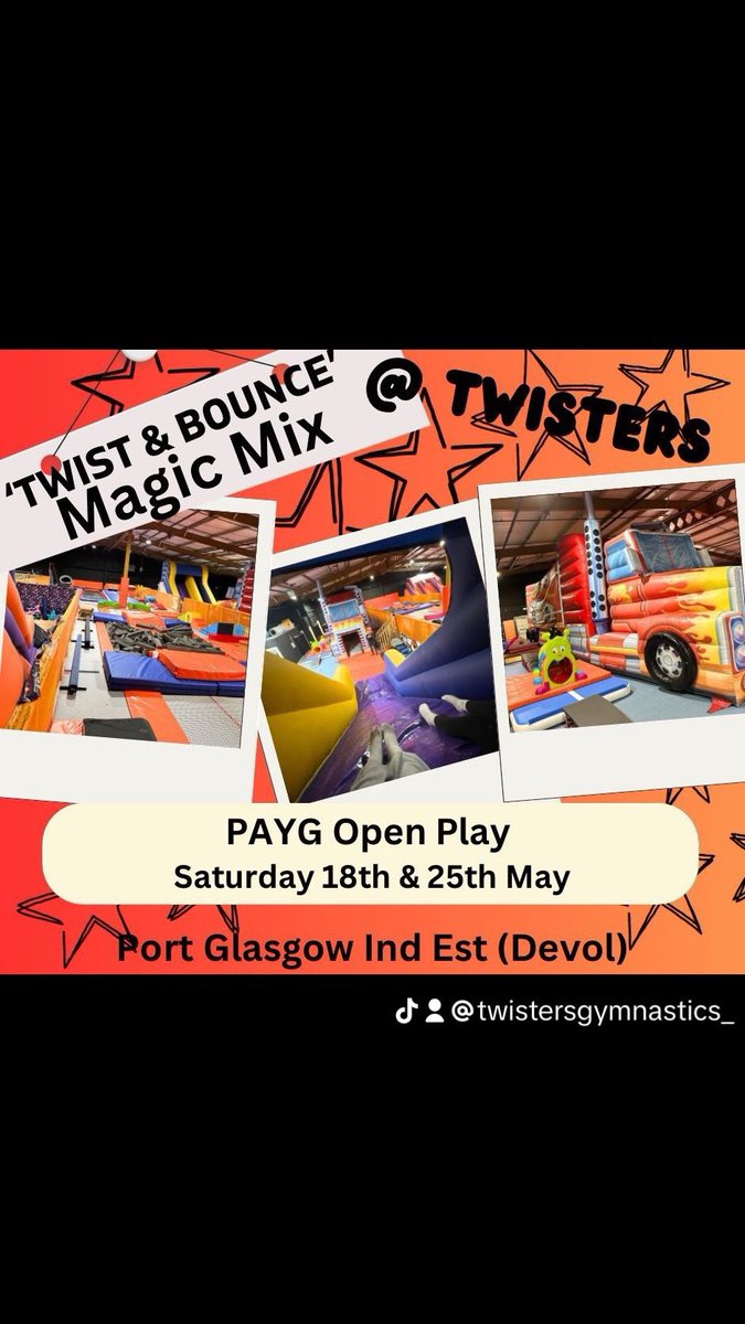 TwistersGA's tweet photo. Why is it called… 🪄The Magic Mix? 

It’s the Magic Mix of having the choice of learning and improving from our professional coaches or just coming along for a play on all the amazing Twisters kit including our incredible huge inflatables! 

A great afternoon out for the kids… https://t.co/fsgzIEV3Oy