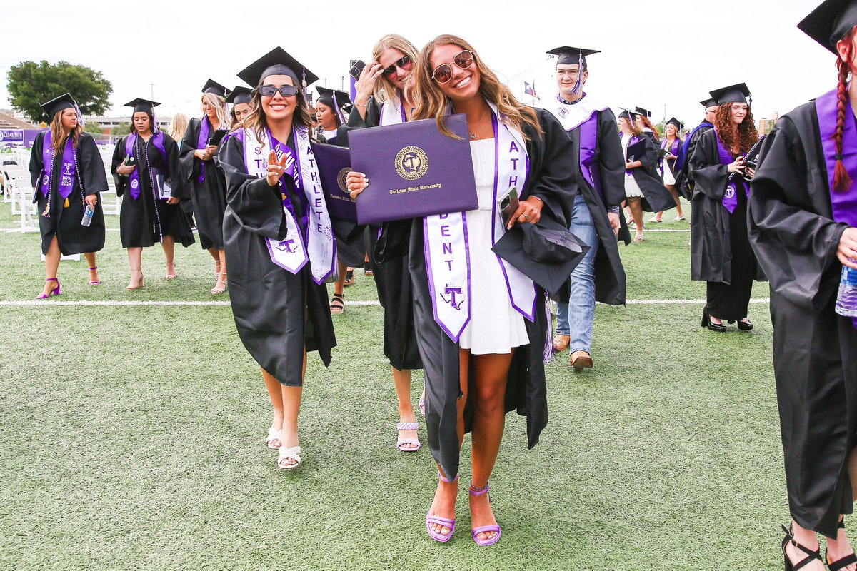 We couldn’t be more proud of these women and all they have accomplished during their time at Tarleton State! Big congrats to our 2024 graduates! 💜🎓