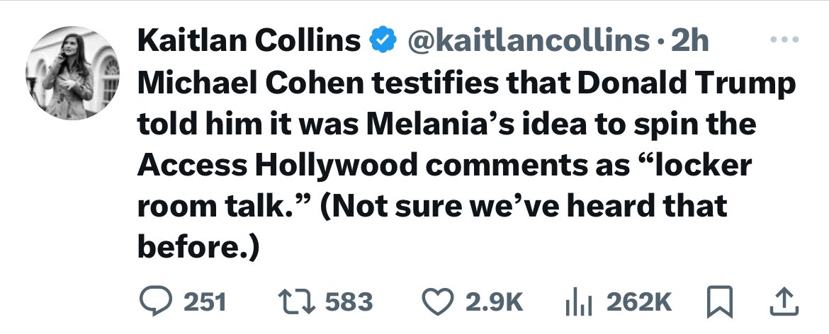 AmoneyResists's tweet photo. Been saying it from day one. Melania has never been a victim in this. She’s been an accomplice. https://t.co/QcqJyFWCYa