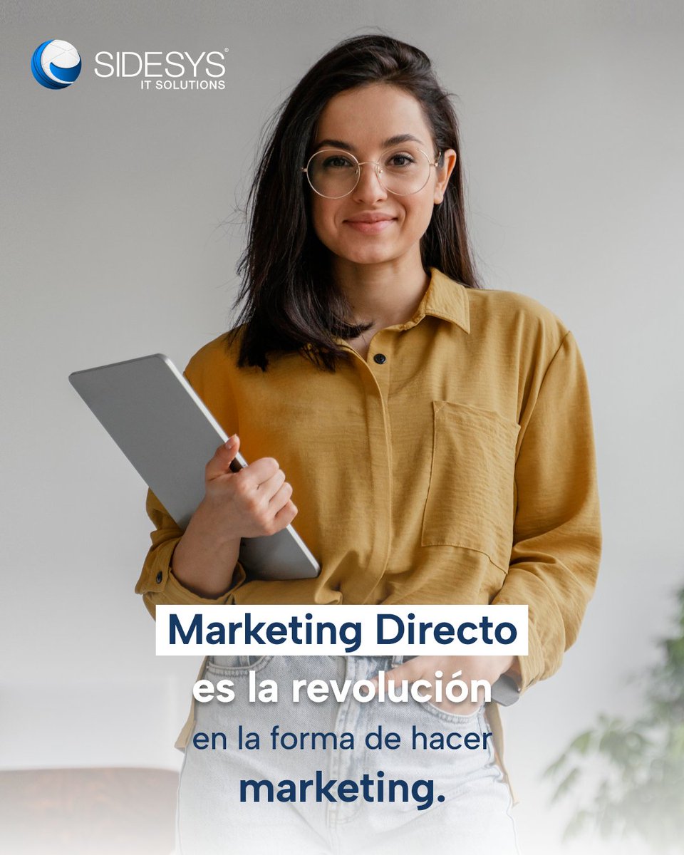 SidesysIT's tweet photo. En Sidesys, revolucionamos la forma en la que haces Marketing con una nueva Integración: Marketing Directo 🚀

¡Solicita una DEMO de nuestra nueva integración y cumple tus objetivos comerciales!
 
#Sidesys #MarketingDirecto https://t.co/stsD1sn7Ip