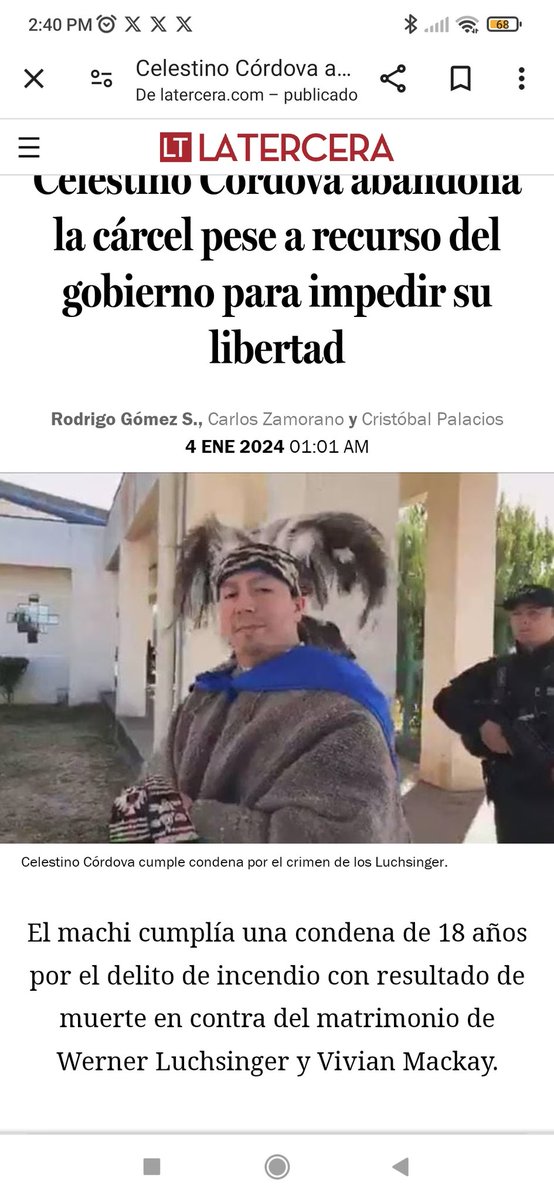 patoadoc2's tweet photo. @biobio Y Celestino cordoba porque  no tubo misma condena? https://t.co/RTHXczlex8