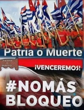 #NoMasBloqueoACuba