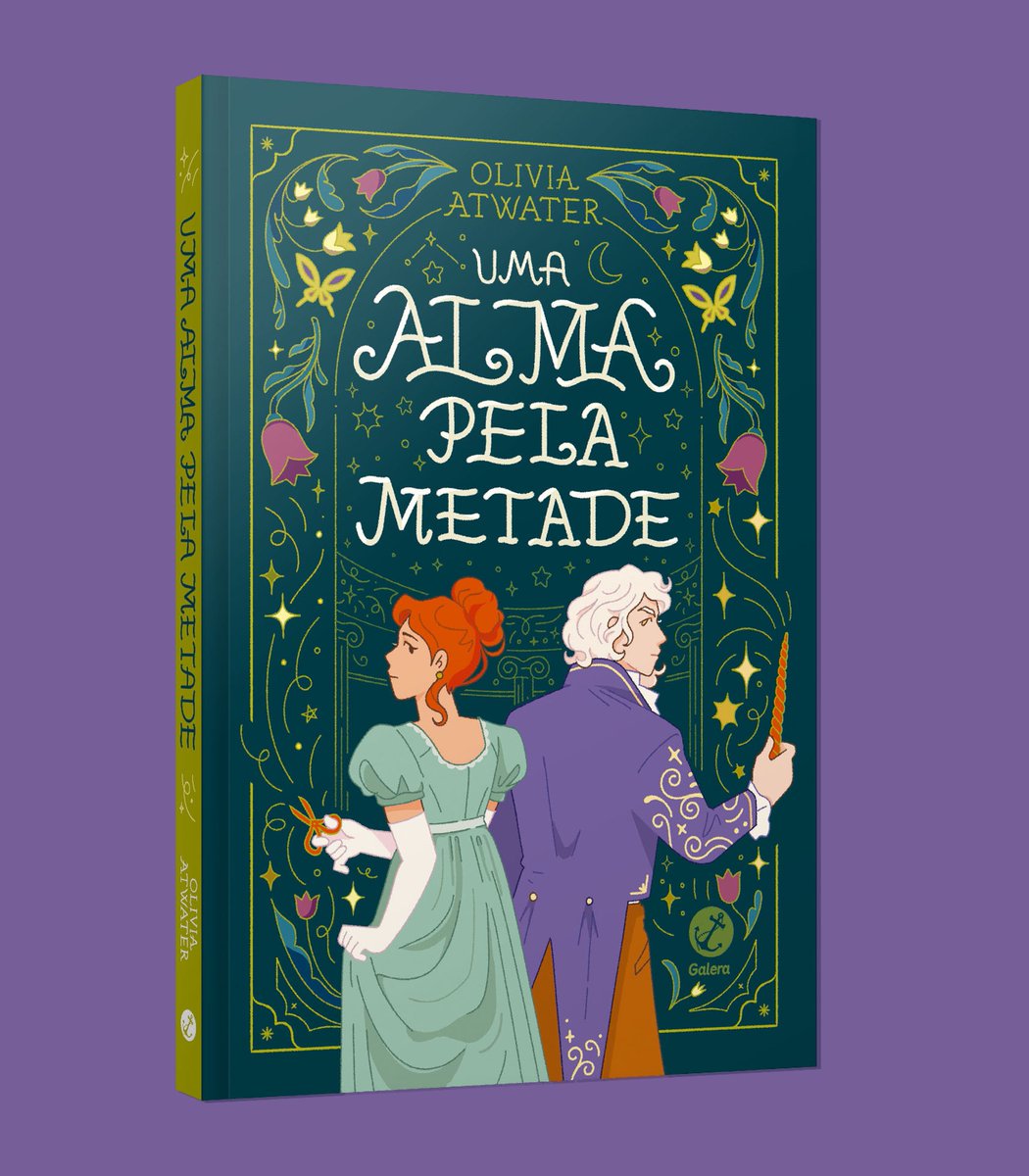 imzeferino's tweet photo. brazilian cover and endpapers for olivia atwater's half a soul ✨ https://t.co/ps7tPqZ6es