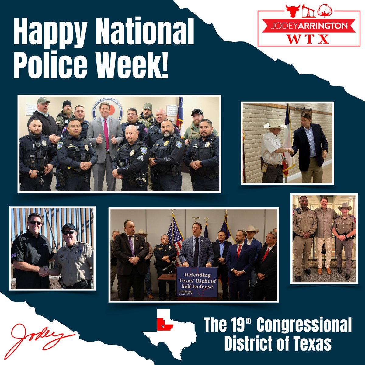 Happy National Police Week! This week and every week, we must stand strong in our commitment to our men and women in blue recognizing their tremendous service and sacrifice for you and me.