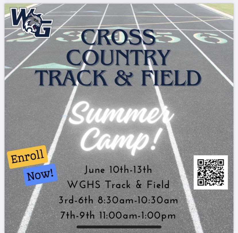 WGHS_XCTrack's tweet image. Join us this summer! 
ProsperISD.store.RankOne.com/camp/list