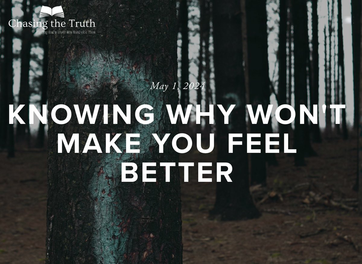 mchinson's tweet photo. Blog post for May is LIVE!! "Knowing Why Won't Make You Feel Better" https://t.co/wIlt1wOZrz https://t.co/TH9HPYd6tU