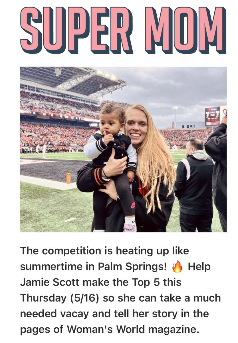 holdar9's tweet photo. Help Jamie Scott make it to the final 5 this week. Your vote counts! Vote here:

https://t.co/RTZlhFGruh https://t.co/OzuL3BAmga