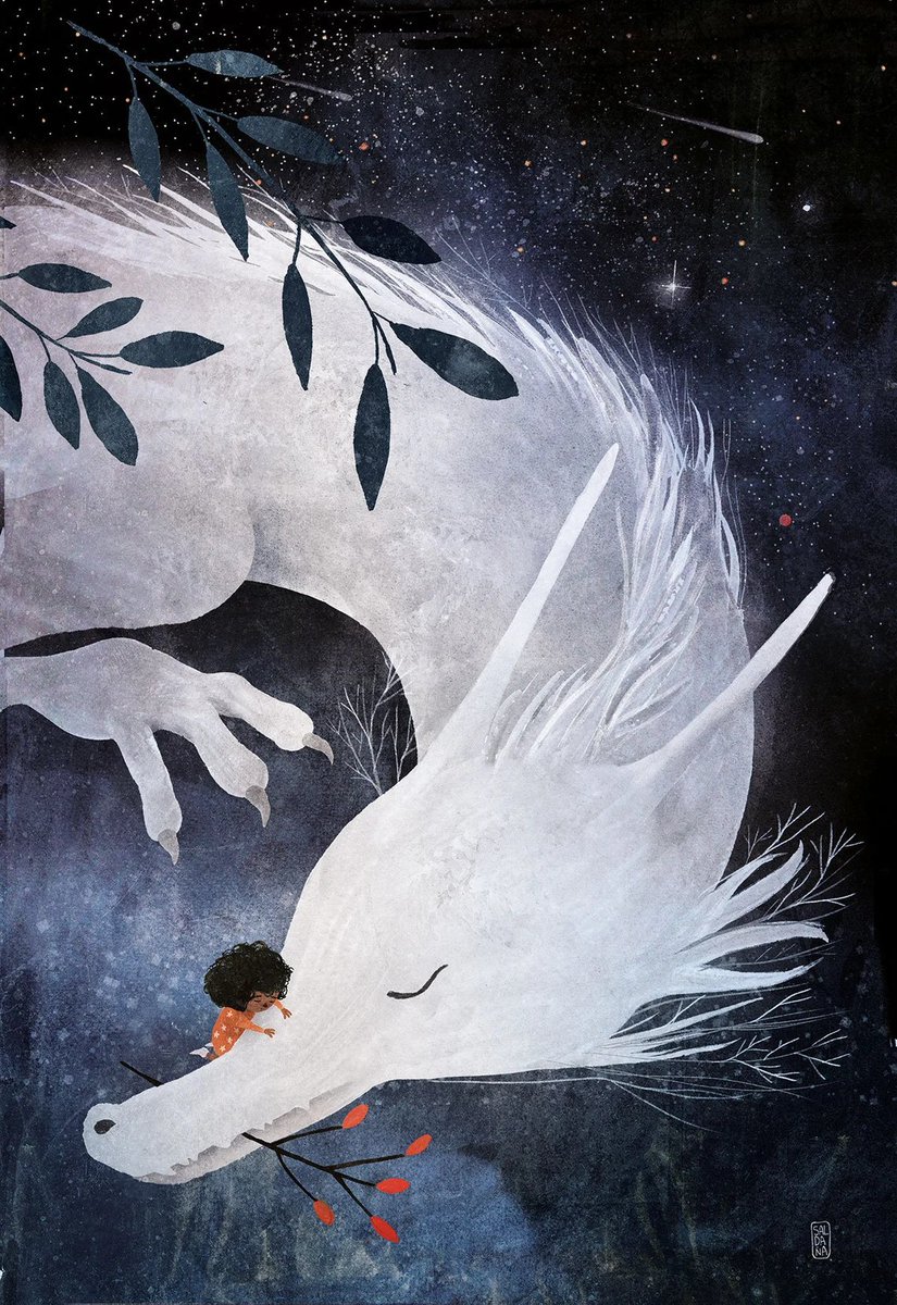 White Dragon by Carmen Saldaña
good night, friends