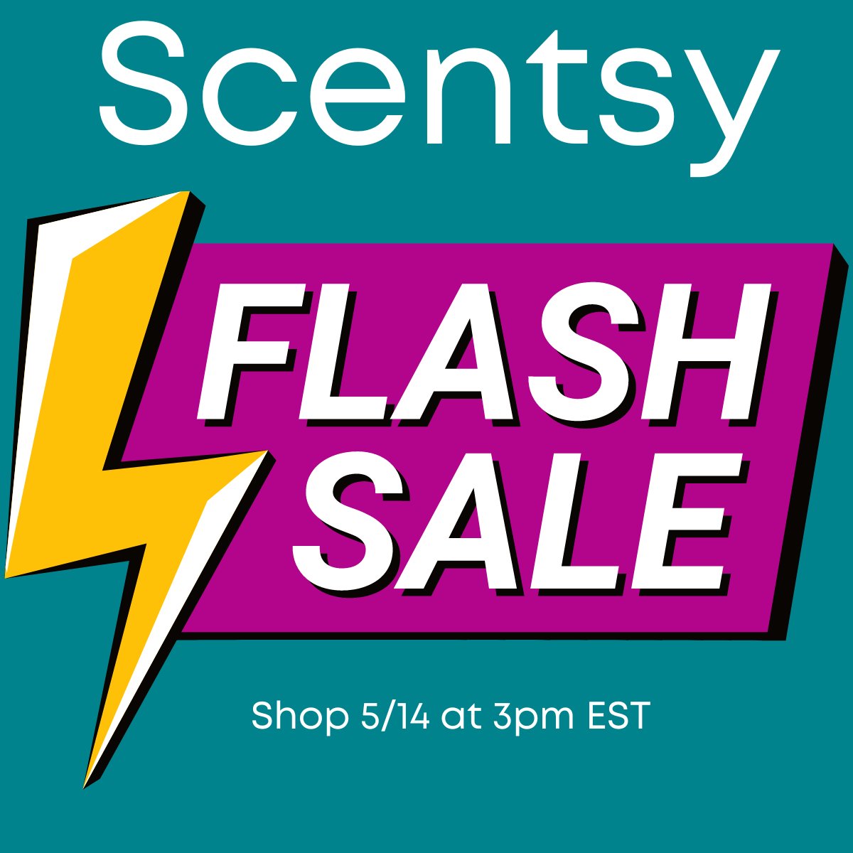 Scentsy Flash Sale reschedule for 5/14 at 3pm EST

Details:incandescentwaxmelts.com/scentsy-may-20…

#Scentsy #Flashsale