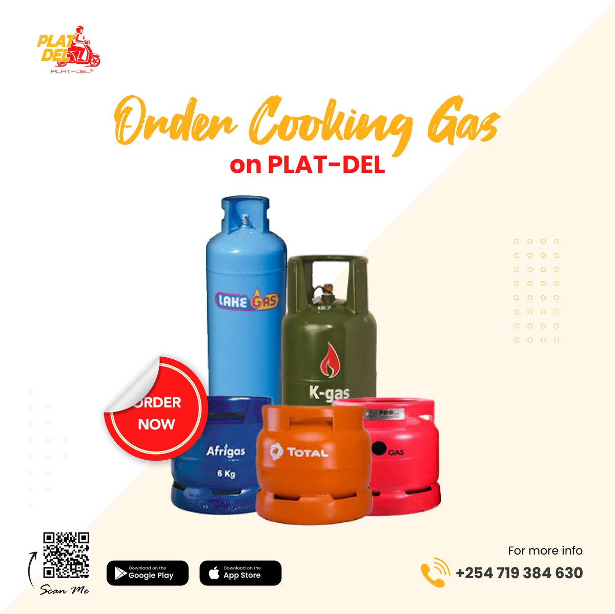 platdelke's tweet photo. No gas? No problem.
Order cooking gas on PLAT-DEL, and get it delivered
to your doorstep.
Haijalishi kama ni ya hao ama
biz, we deliver!
#platdelallday #mondaymade #GasDelivery https://t.co/id3tRMjoYH