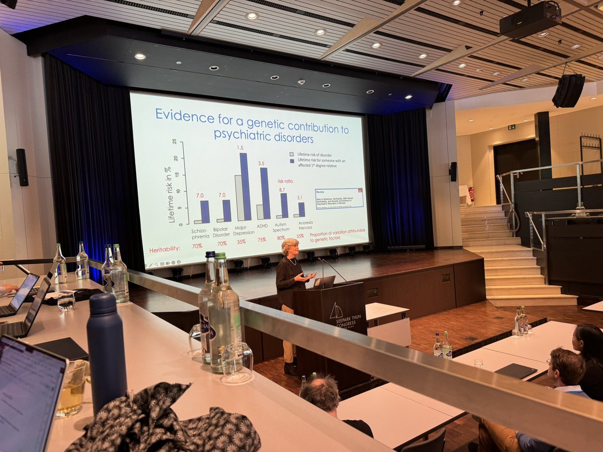 Comprehensive coverage of the state of psychiatry genetics by @WrayNaomi Thun, Switzerland-against a spectacular backdrop; reconciling the polygenic background with some striking rare variants;