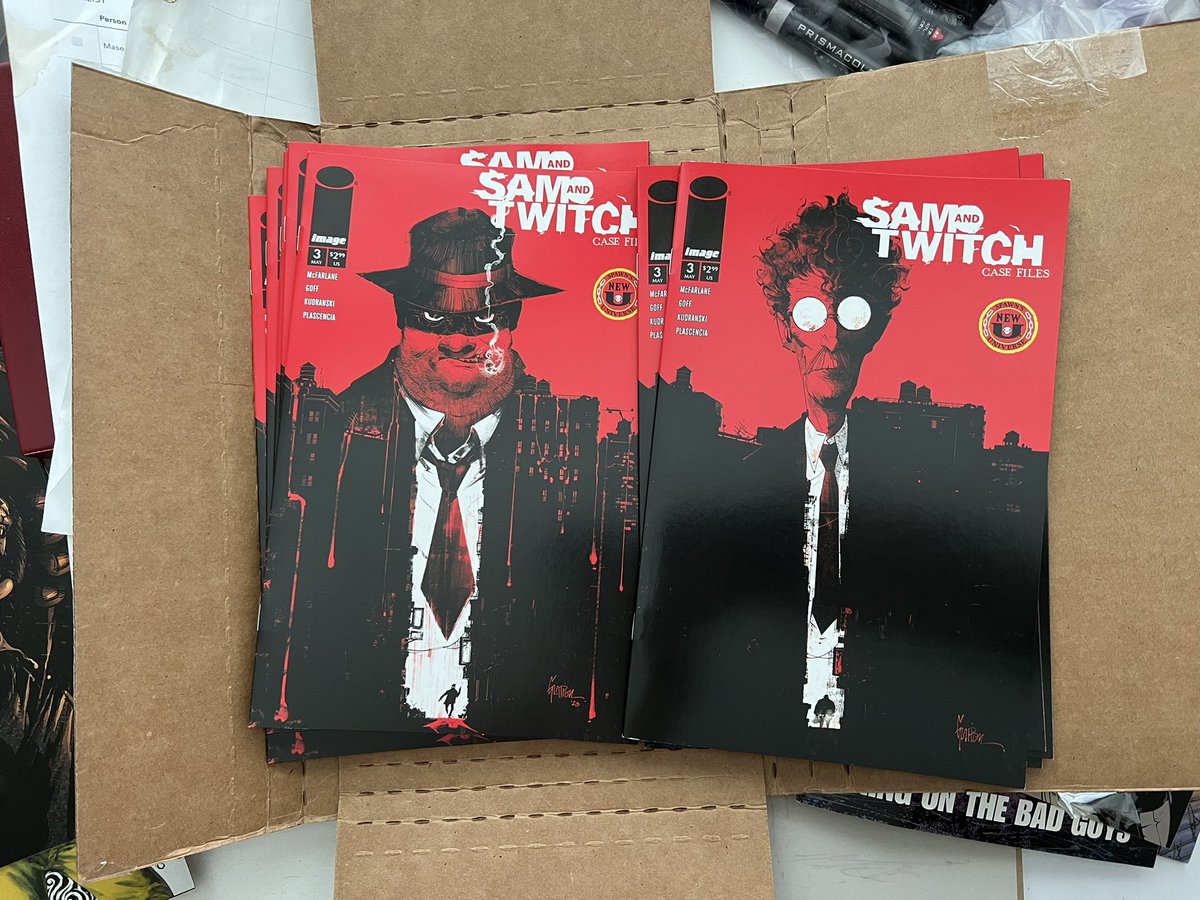 jonathanglapion's tweet photo. Comp day is always a good day. My covers for Sam &amp; Twitch issue 3 (A&amp;B). #spawn #samandtwitch #imagecomics https://t.co/36MpmpDHxg