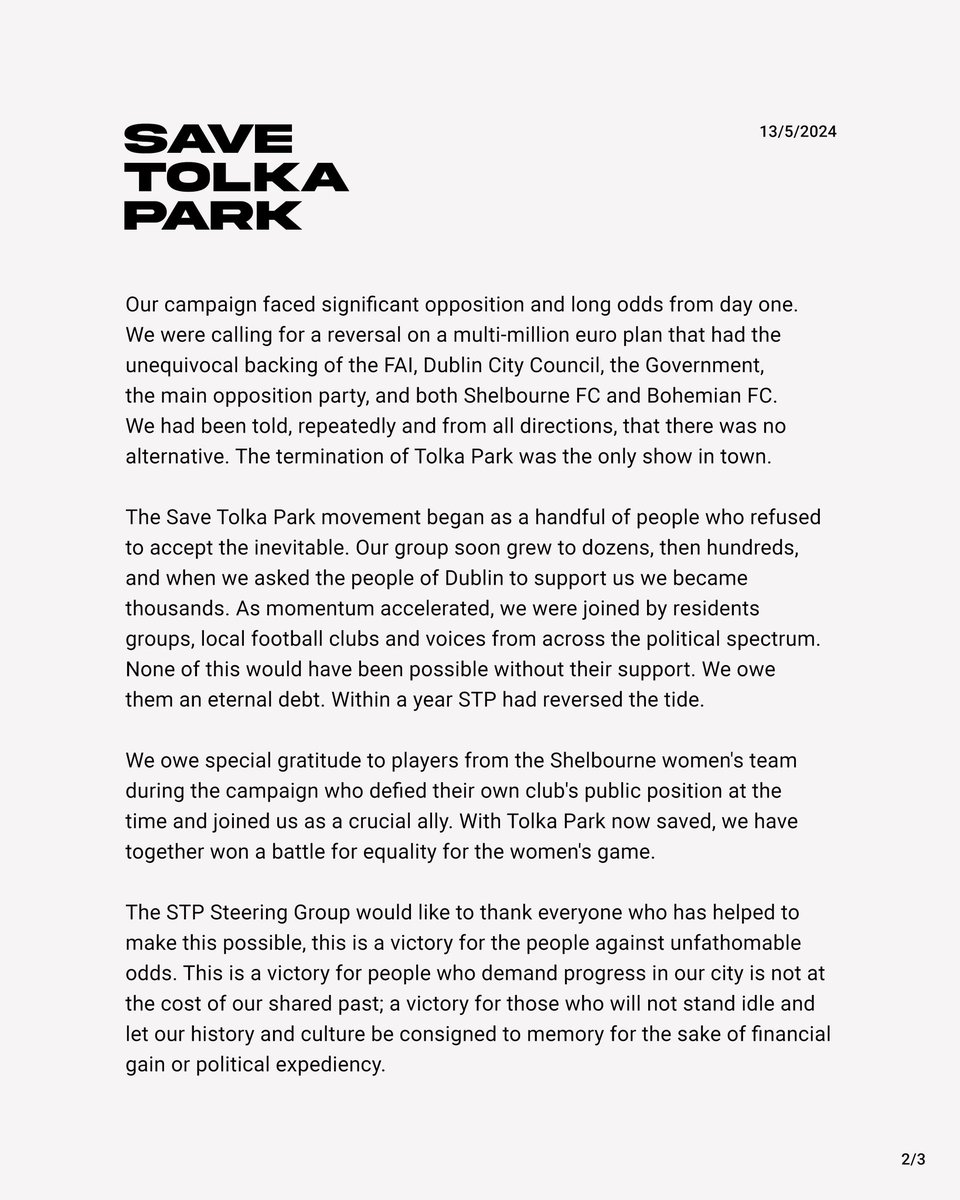 Save Tolka Park tweet media