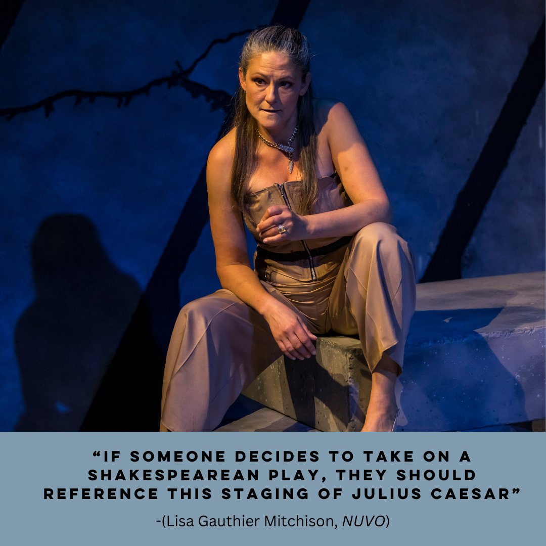 Hey look! It’s another beautiful #playreview! Everyone is raving about JULIUS CAESAR 🤩
Photo by Zach Rosing. 

ONLY A FEW MORE CHANCES! 🎟️🎭

#indyshakes #zachnzack #shakespeareinindianapolis #phoenixtheatreculturalcentre #ticketsonsale #discountedtickets