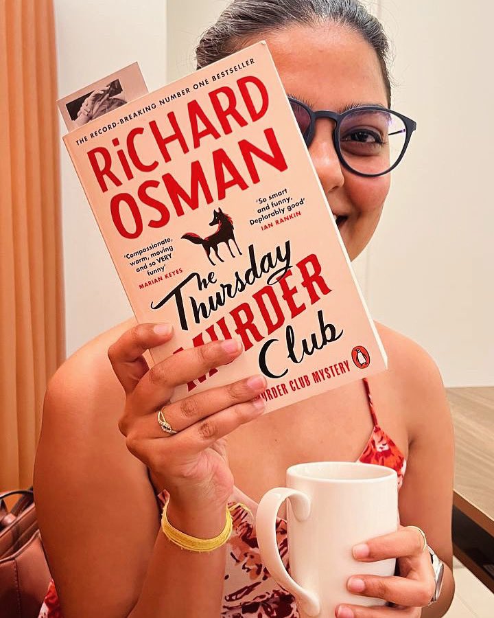 theurban_reader's tweet photo. Reading The Thursday Murder Club and I had no idea how much I’d love it!! Richard Osman is a genius! 

@PenguinIndia @PenguinUKBooks @richardosman https://t.co/YUA1vdVpSG
