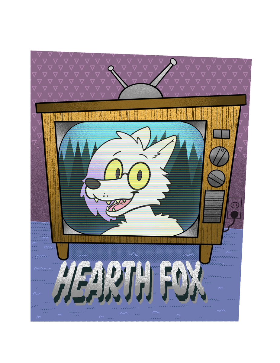 「I'm doing a round of these old TV badges」|HearthFox🪶 ΘΔのイラスト