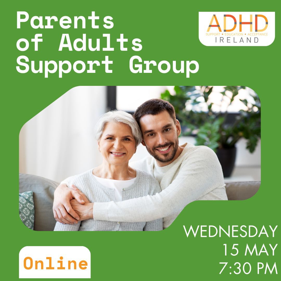 This group is designed for parents of ADHD adults ( diagnosed, awaiting or self identified ). There are only few spaces left. Free registration -> buff.ly/3UybQ5F