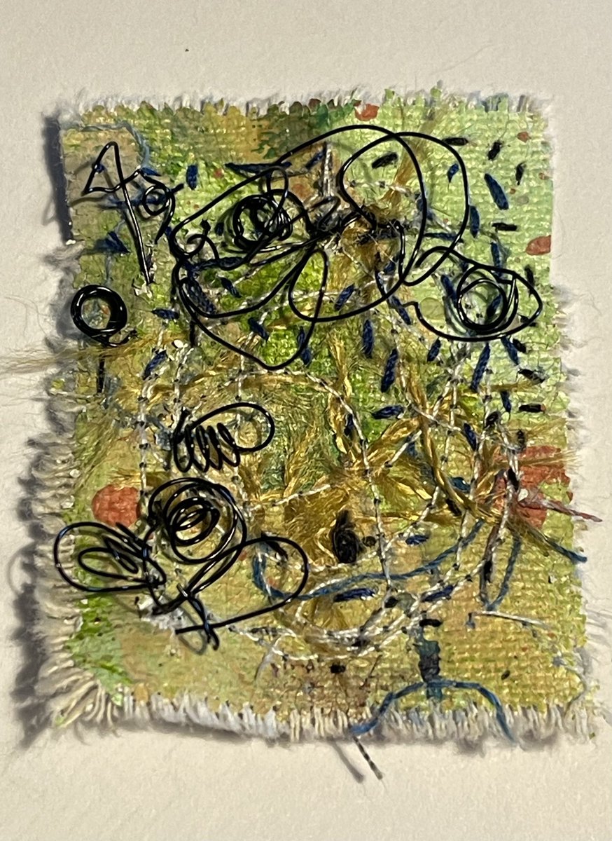 TessaJaneDesign's tweet image. Today was a sit quietly day. A little #handstitching for #dothe100dayproject It’s day 88/100 today #mycreativeweek