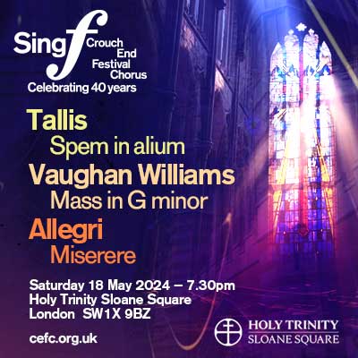 Just a few tickets remaining in the reserved seating section for Saturday night's #concert in #SloaneSquare, so grab them while you can! tinyurl.com/CEFCsummer There are still some unreserved seating tickets available but don't leave it too long! #versatilechoir