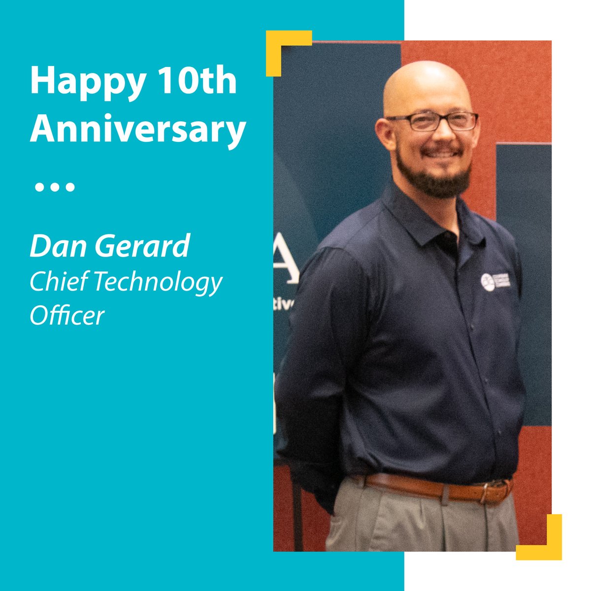 Happy 10th anniversary to AIEC Chief Technology Officer Dan Gerard!