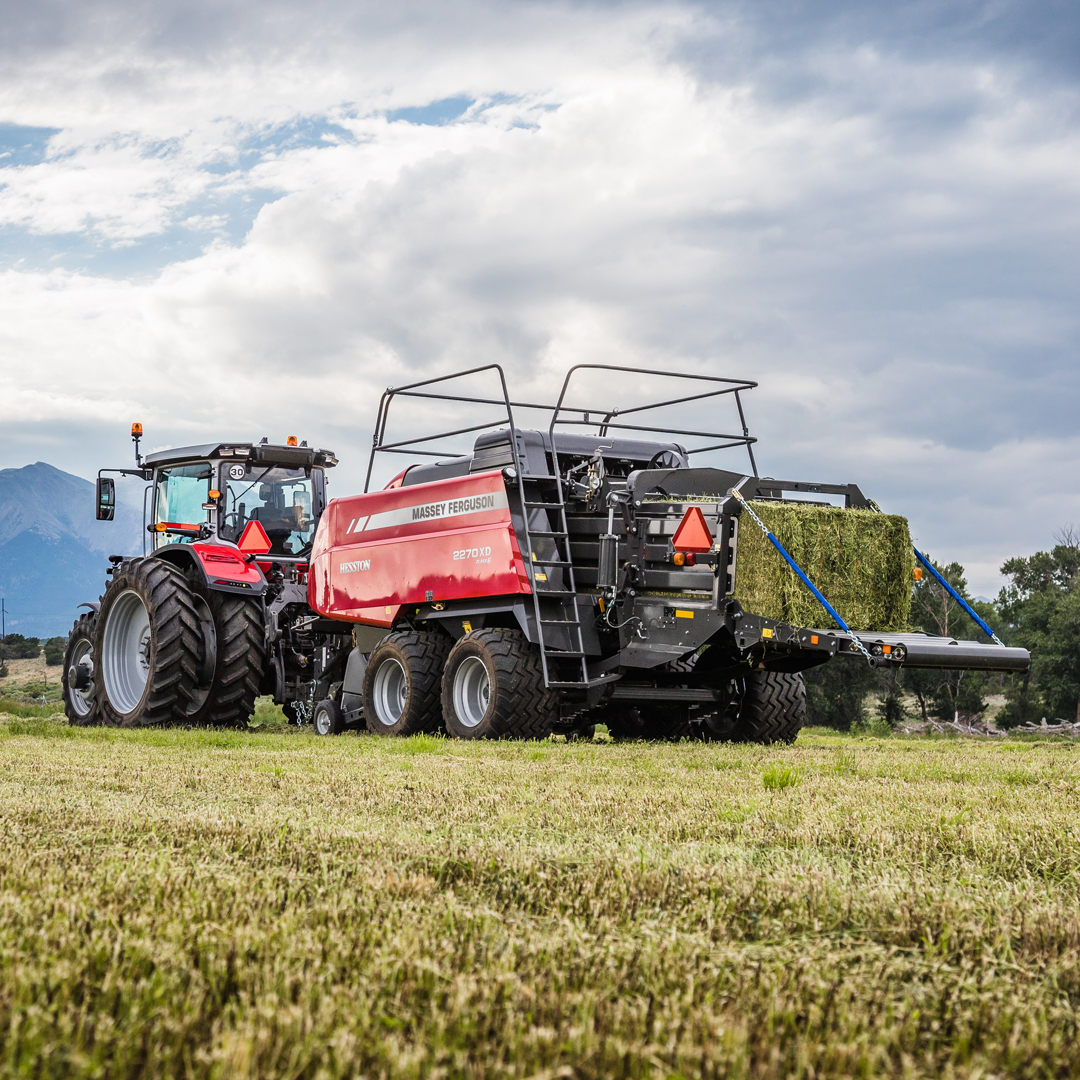 Better quality hay starts with Hesston. #BorntoFarm #WeAreLDI ldi.us