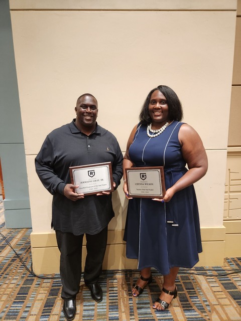 Congratulations to Ms. Chynna Wilson, Teacher of the Year, and Mr. Jermaine Gray, Sr., Classified Employee of the Year for representing our school at Celebration 2024. Both were also recognized as District Finalists.