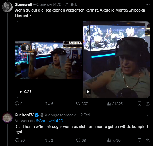 H06Julian's tweet photo. shurjoka: *atmet*

kuchentv: 10 videos

monte: vertedigt es mit mitte 30 was mit ner 18 jährigen zu haben

kuchentv: https://t.co/DYQMBmTkkj