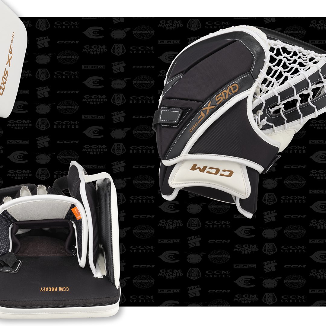 Take your creativity and personalization to the next level and design your own goalie set!

Be sure to check out ccmhockey.com to learn more and to find your closest ALL OUT Custom Goalie Dealer to get started!