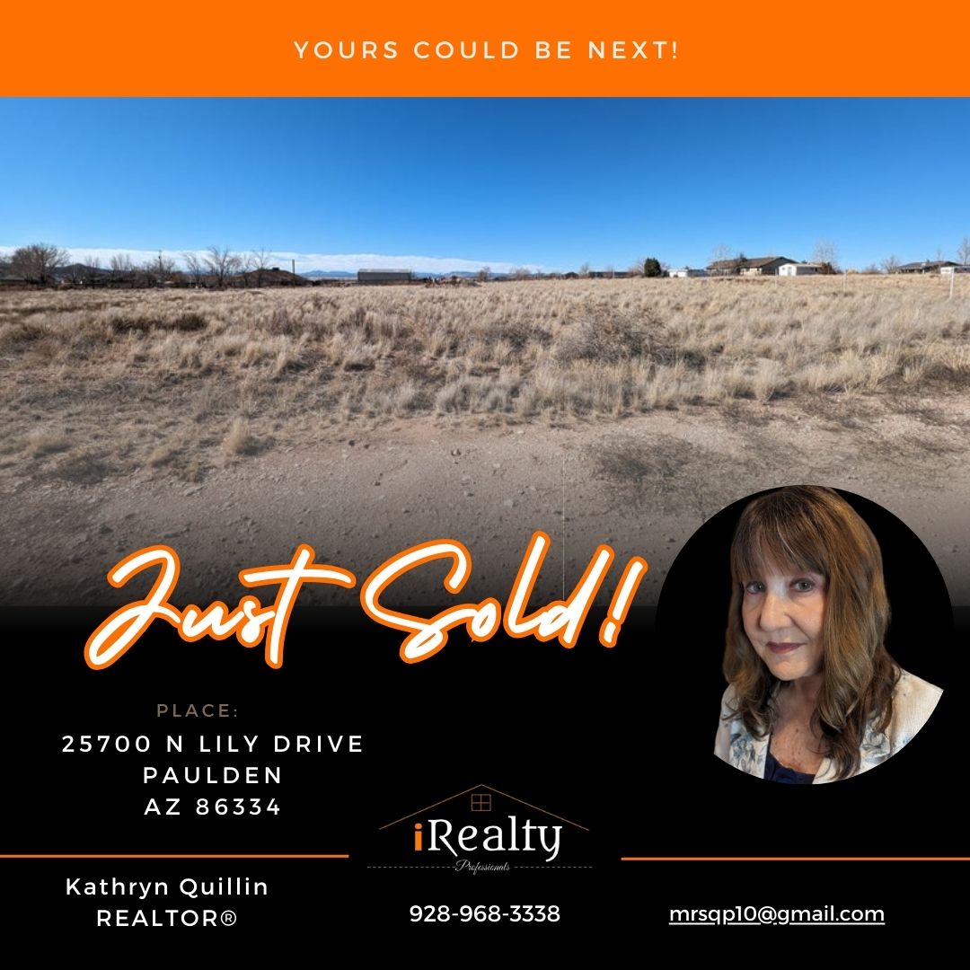 iRealty_pros's tweet photo. Congratulations 🎉 to Kathryn Quillin for closing
25700 N Lily Drive, Paulden, AZ 86334
YOUR Chino Valley including the Quad Cities area!
⭐️Give us a call today and let's find the perfect one for you!⭐️
(928)636-4730☎️🏡👨‍👩‍👧‍👦
#irealtyprofessionals https://t.co/EnPqScmDCf